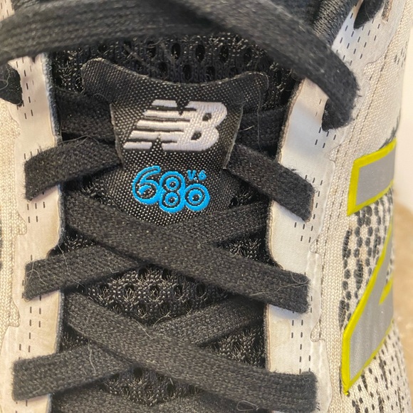 New Balance 680 V.6 Running Shoes White & Black Sz 10 - Picture 8 of 12